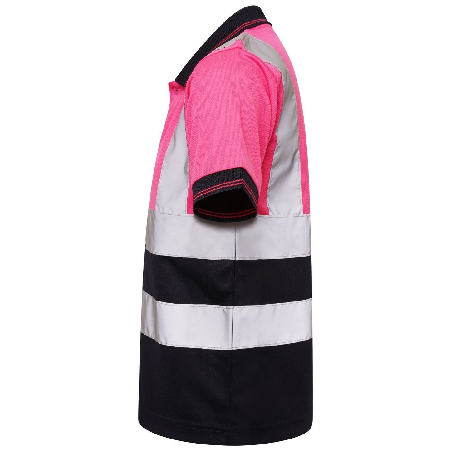 Kids Unisex Hi Vis Short Sleeve Polo Shirt