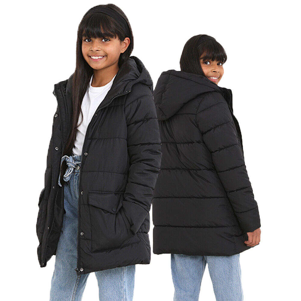 Girls warm padded coat best sale