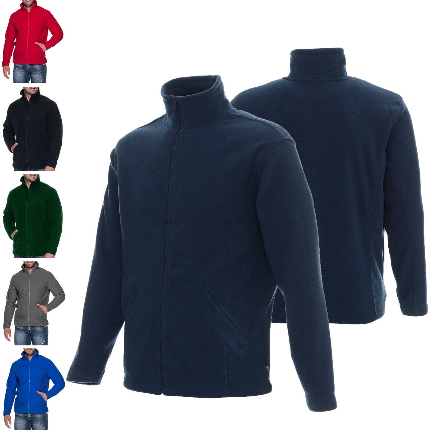 Premium Men's Microfleece Jacket - Style and Warmth in Every Layer