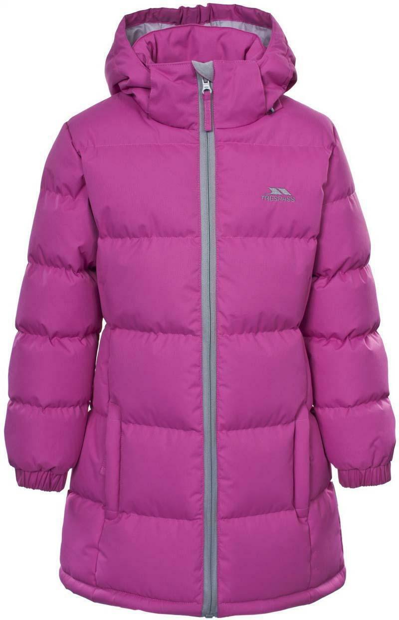 Girls Trespass Tiffy Puffa Padded Quilted School Coat | Kids Jacket