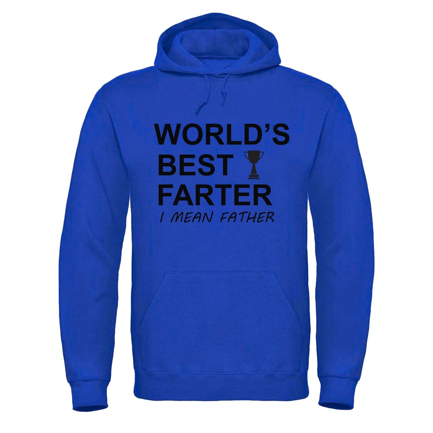 Men's Crew Neck 'Best Farter' Hooded Sweatshirt Top Fathers Day Gift Hoodie
