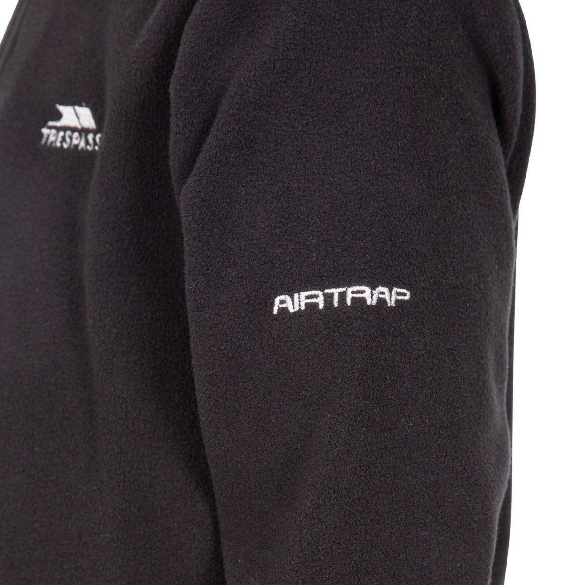 Boys Trespass Etto Lightweight Warm Fleece Jumper Zip Neck School Pull Over