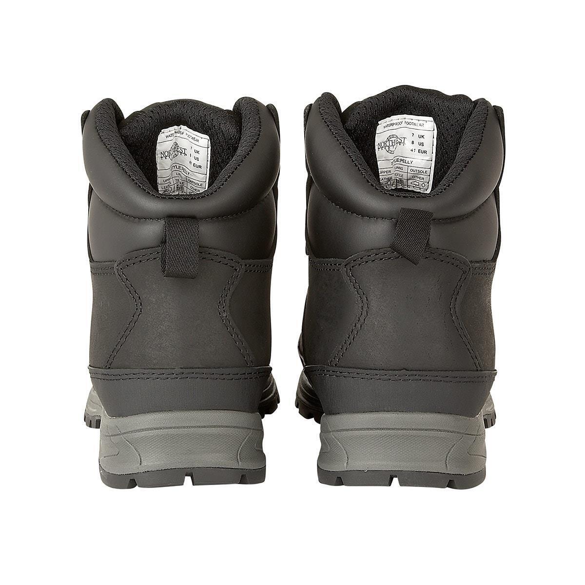 Mens Northwest Territory Pelly Leather Top Waterproof Hiking Walking Boots