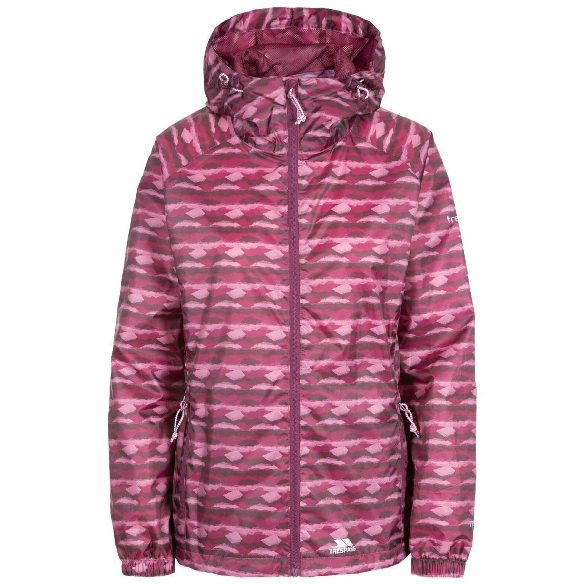Ladies Trespass Indulge Packaway Raincoat TP75 Womens Waterproof Jacket