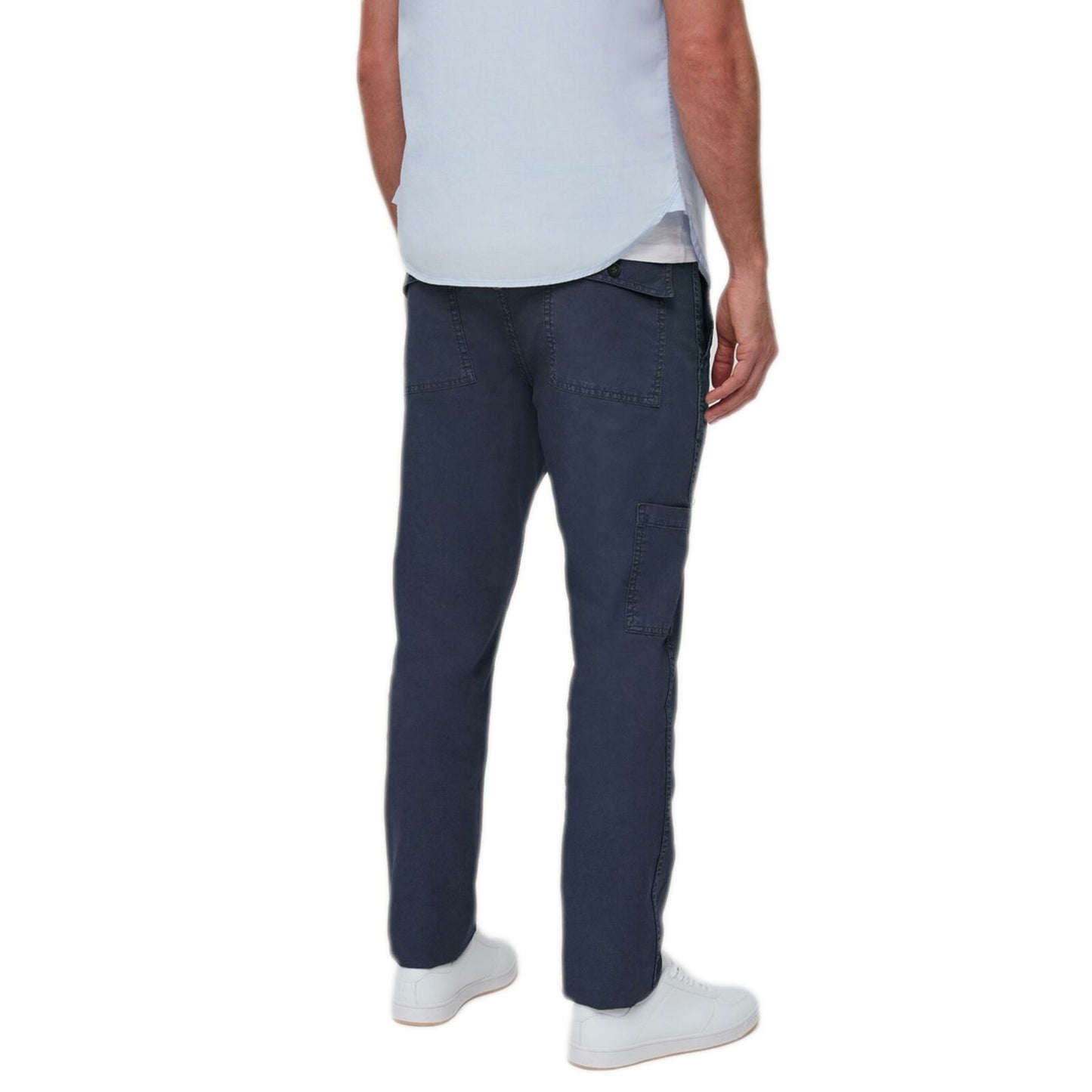 Mens Casual Linen Blend Trousers