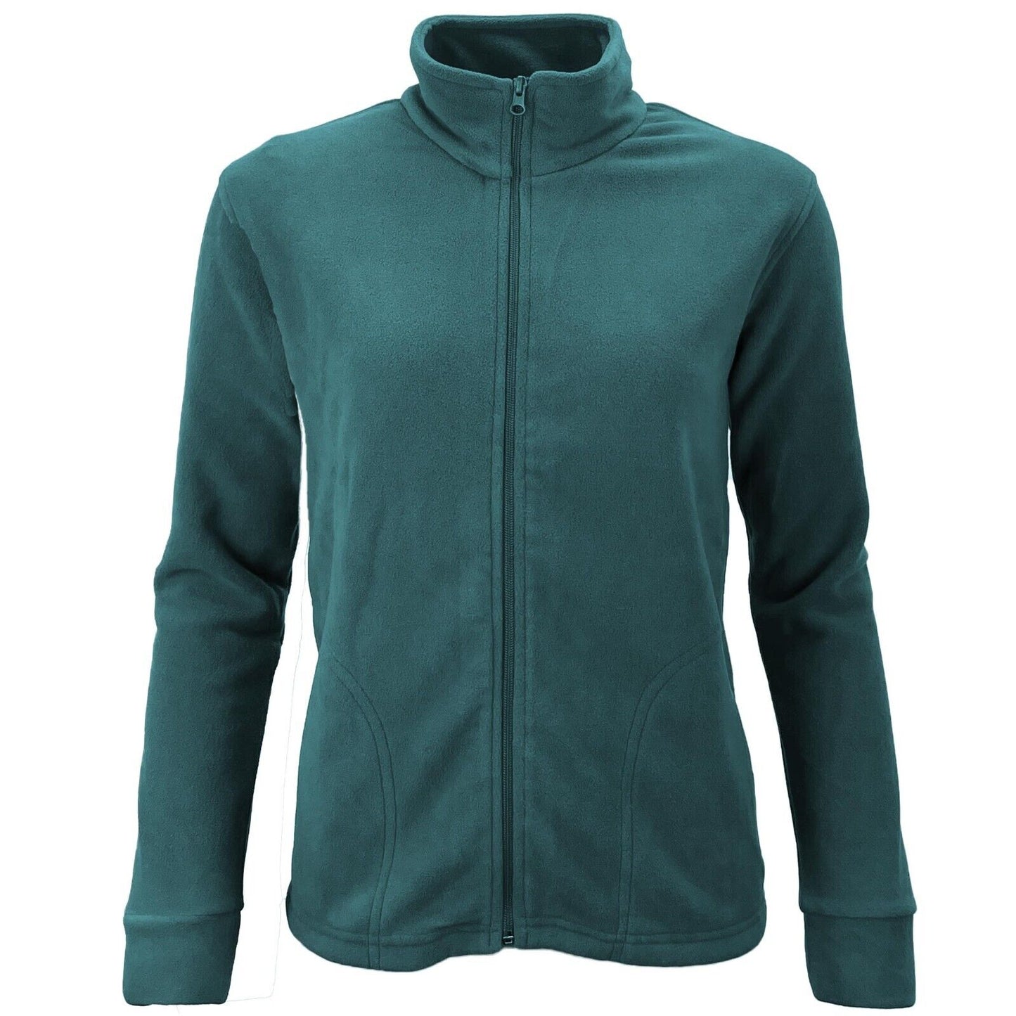 Ladies Zip Micro Fleece Jacket Lightweight Fleece Top