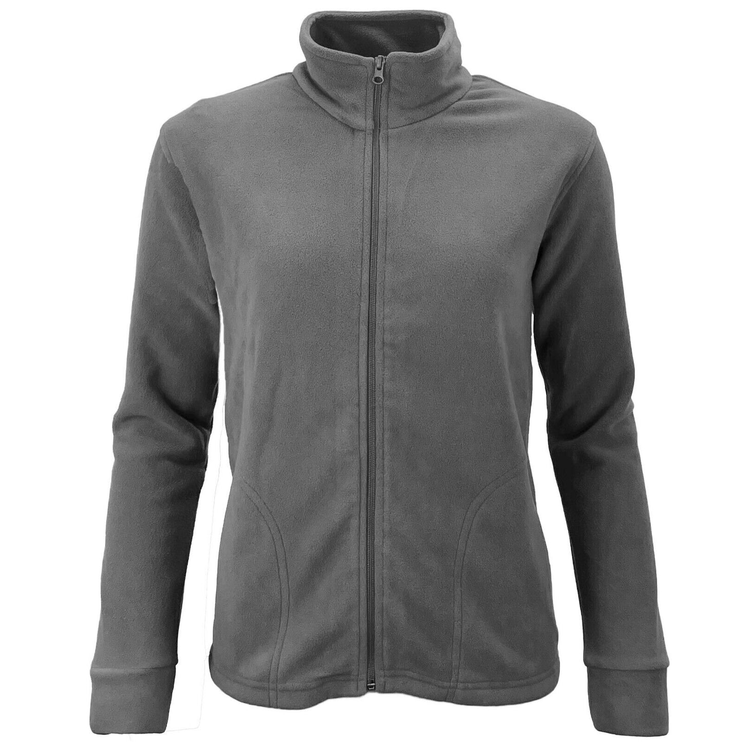 Ladies Zip Micro Fleece Jacket Lightweight Fleece Top