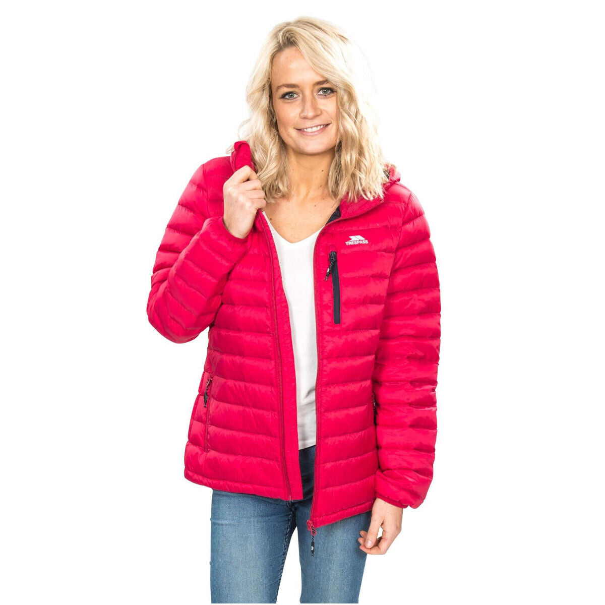 Trespass Ladies Arabel Lightweight Down Jacket with Pouch | Puffer Style