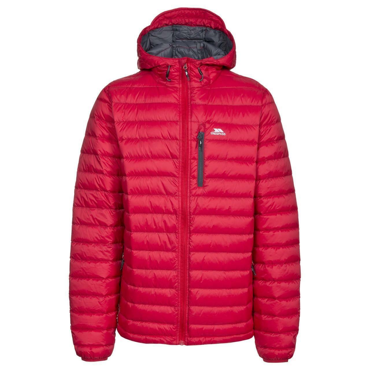 Mens Trespass Digby Packaway Down Jacket Lightweight Padded Coat