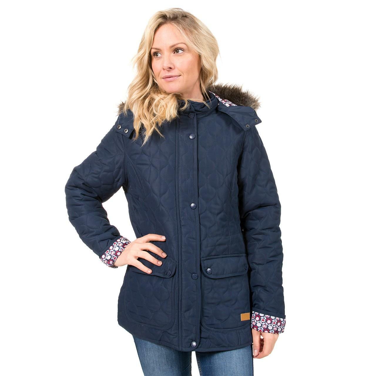 Trespass Jenna Ladies Padded Jacket Women's Quilted Winter Warm Coat