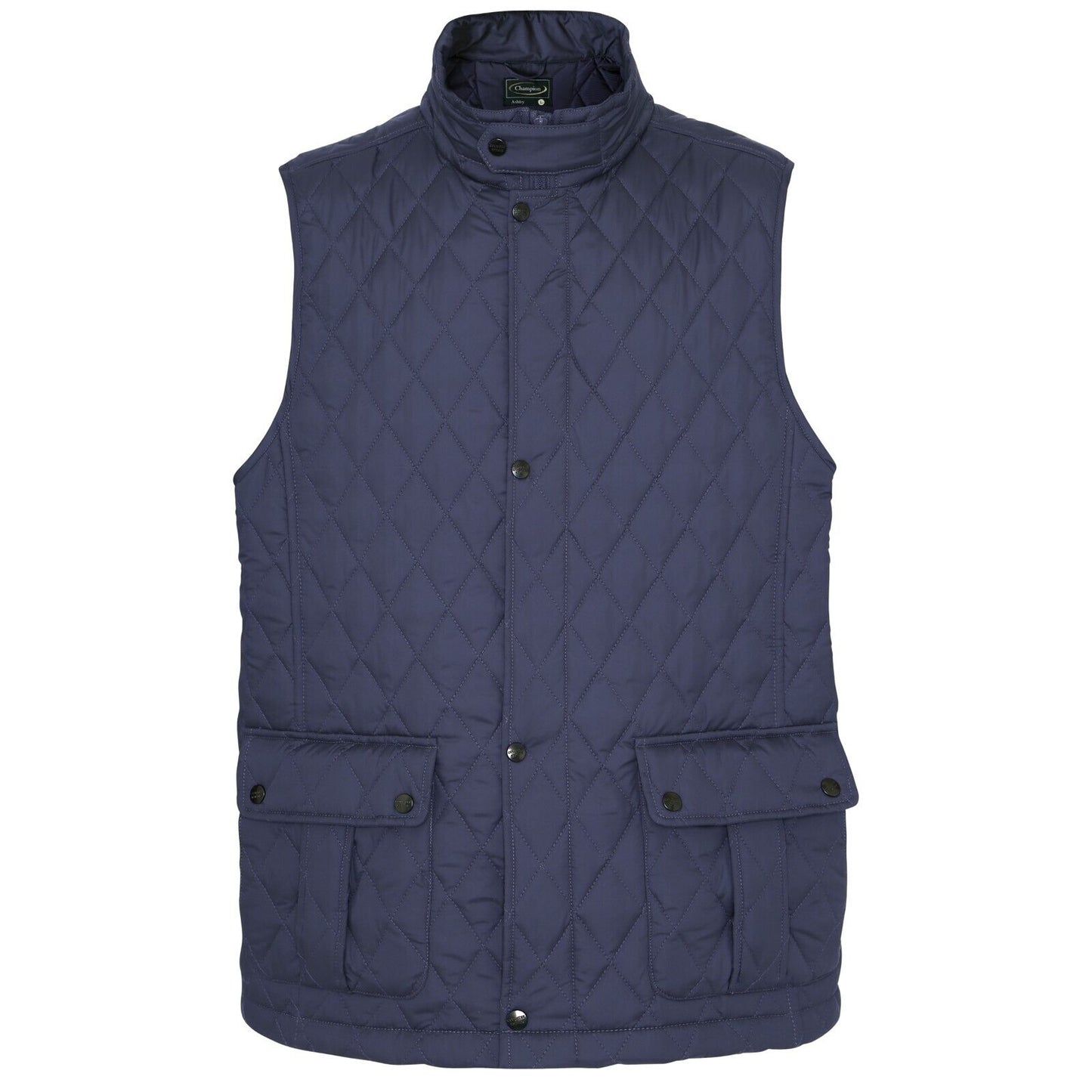Mens Champion Ashby Diamond Quilted Gilet Multipocket Padded Bodywarmer