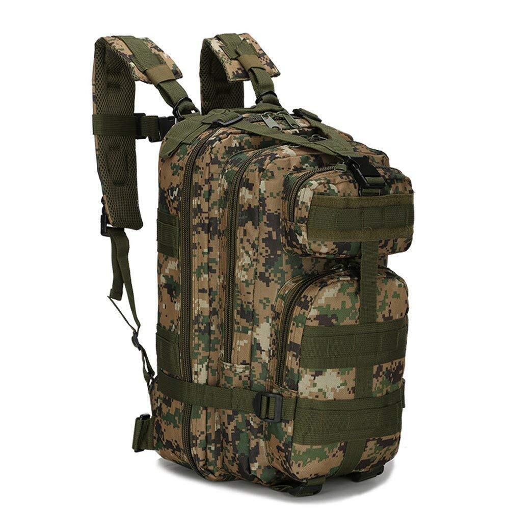 Tactical Camo Outdoor Military Molle Rucksack Backpack Camping Hiking Bag