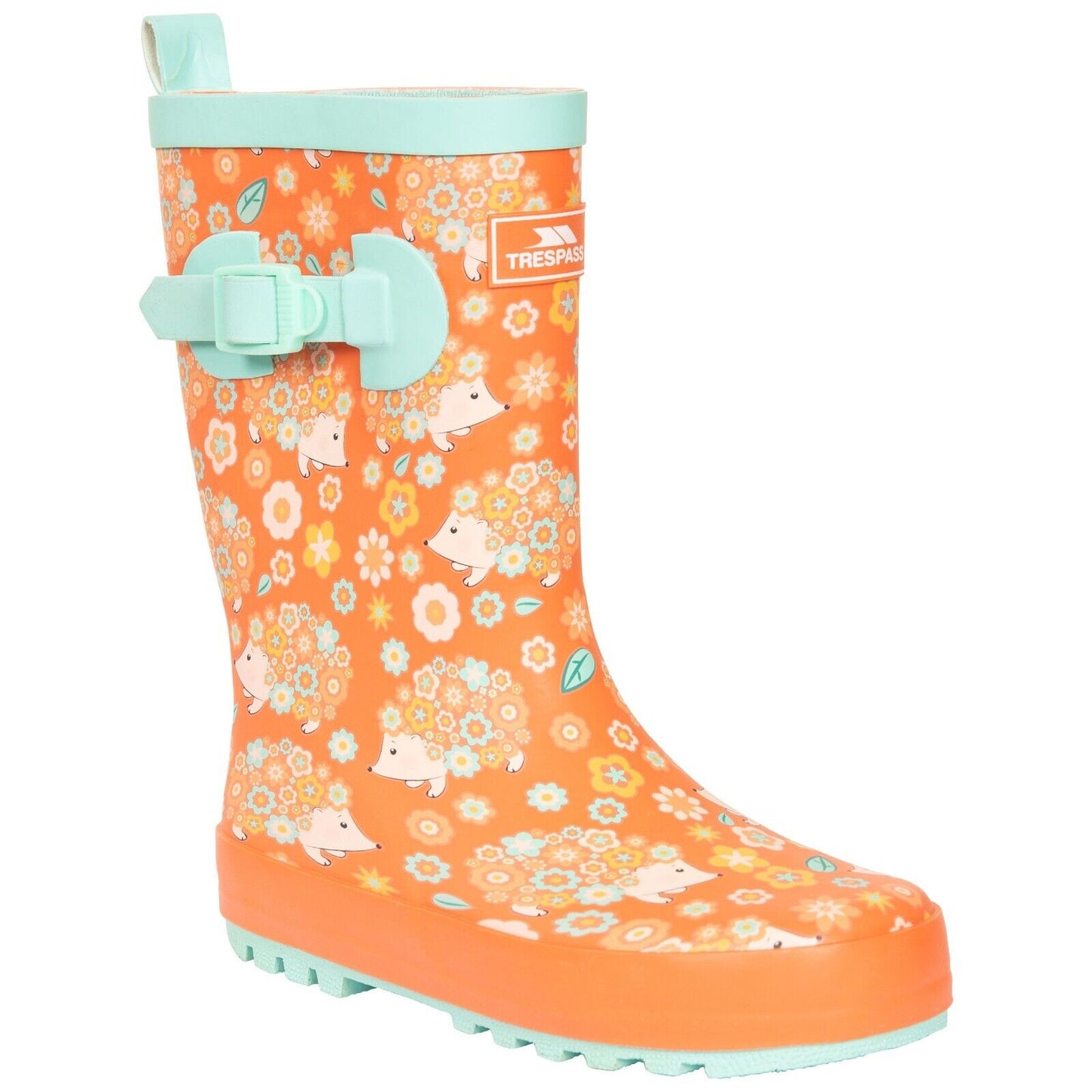 Unisex Kids Trespass Puddle Wellies - Childrens Waterproof Wellington Boots