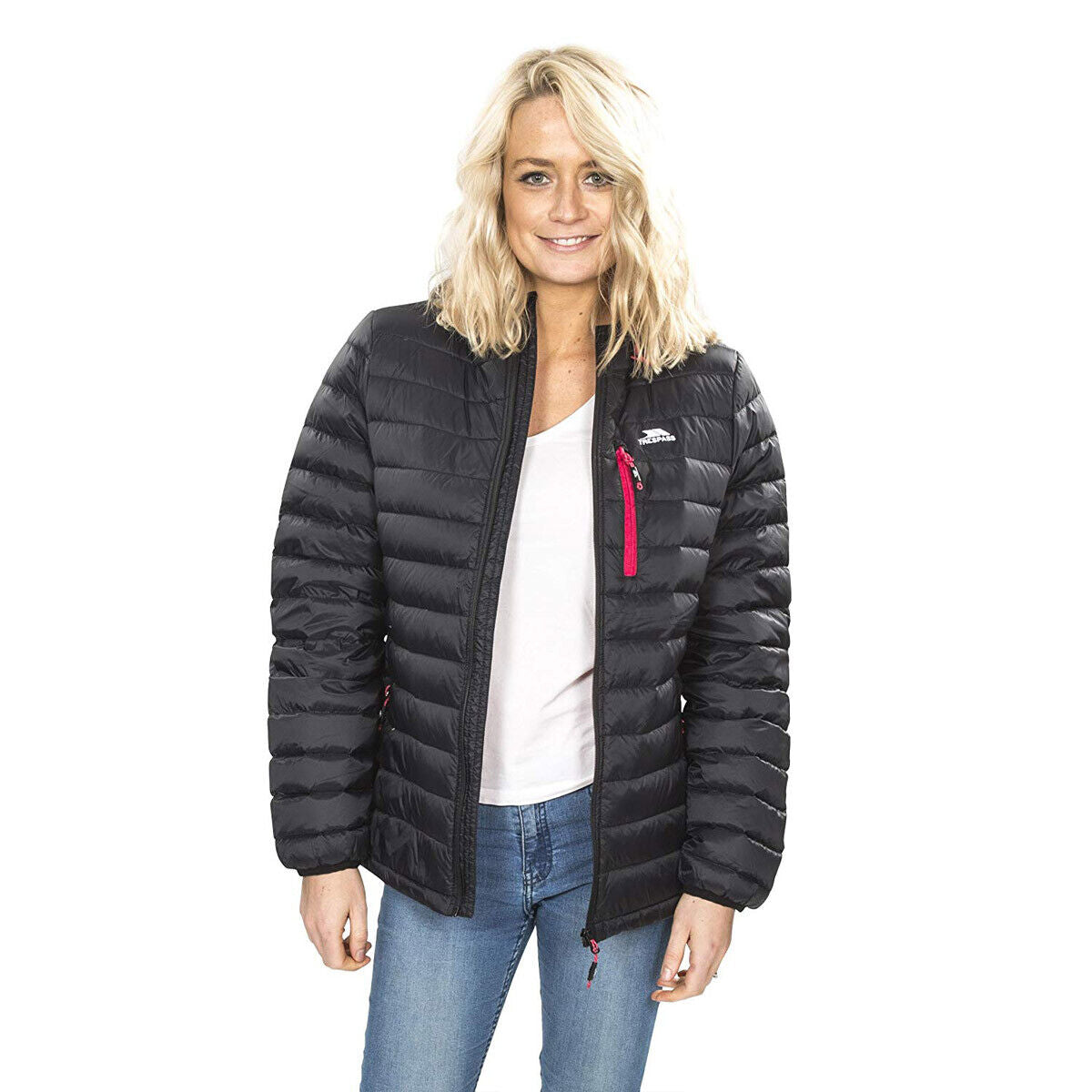 Trespass Ladies Arabel Lightweight Down Jacket with Pouch | Puffer Style