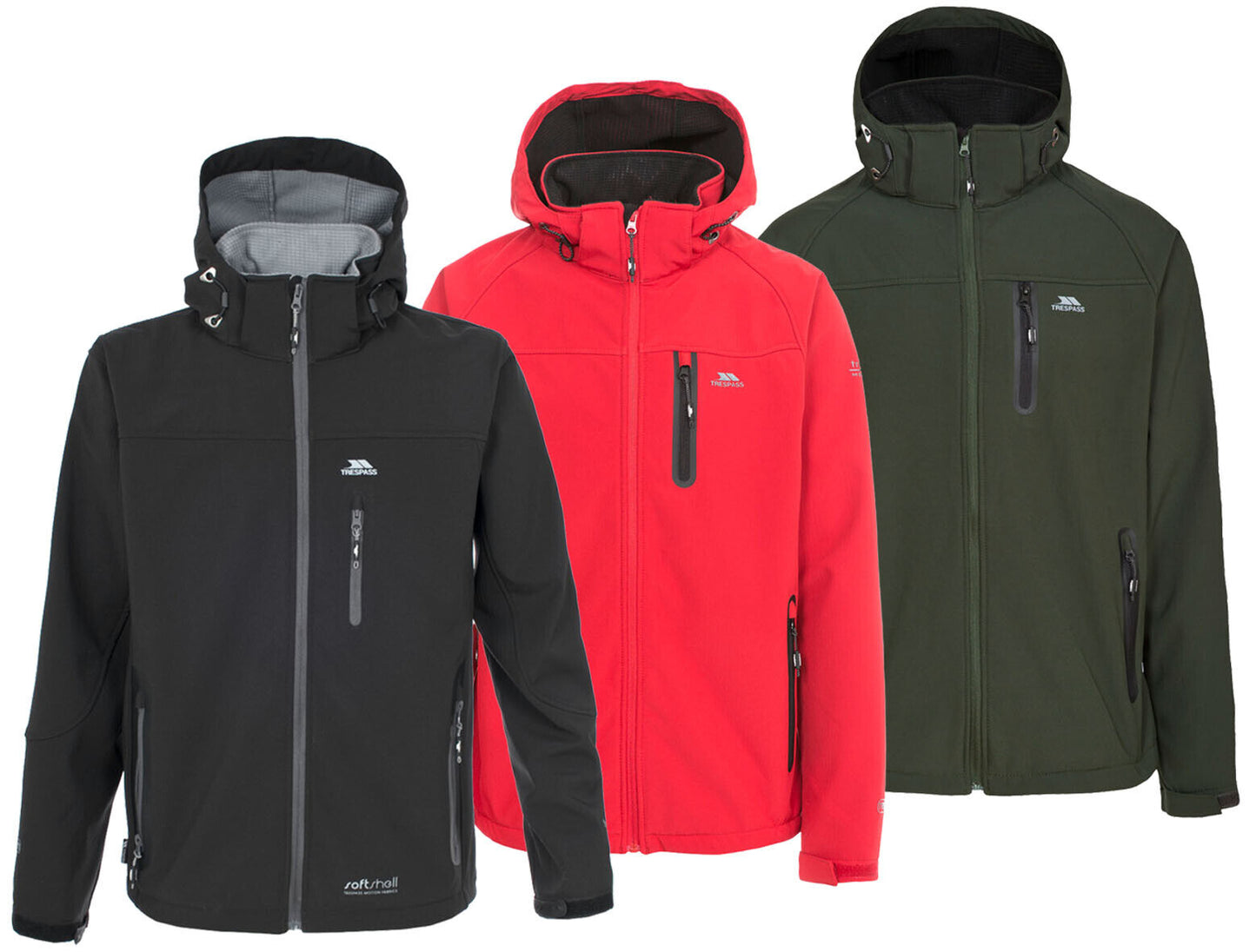 Trespass Accelerator II Mens Softshell Waterproof Breathable Windproof Jacket
