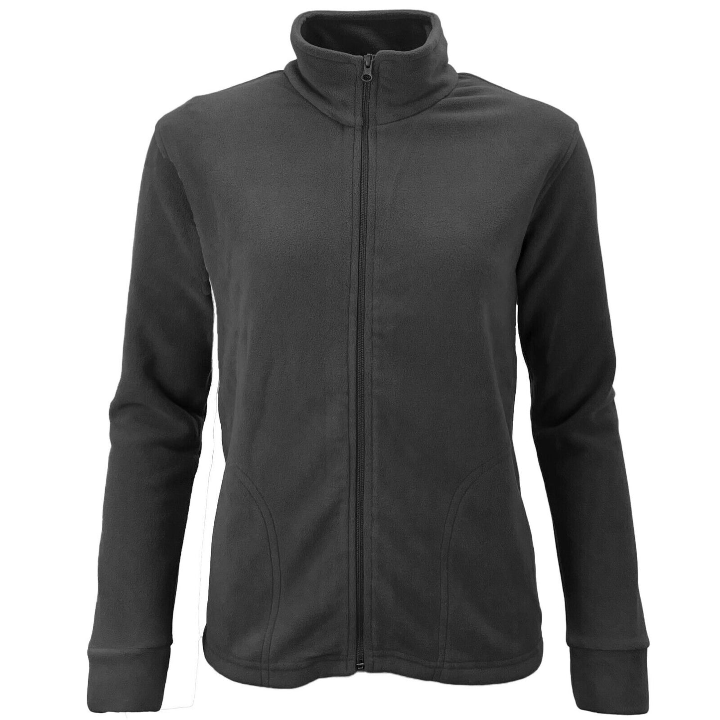 Ladies Zip Micro Fleece Jacket Lightweight Fleece Top