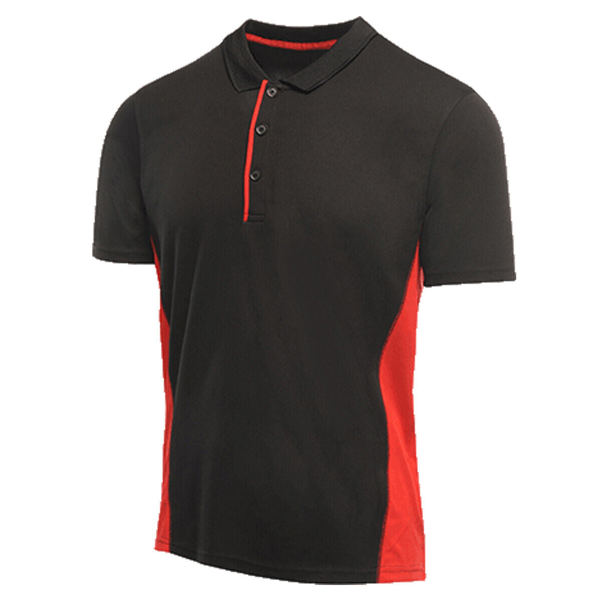 Mens Regatta TRS160 Salt Lake Polo T-Shirt Quick-Dry 3 Button Placket Sports Top