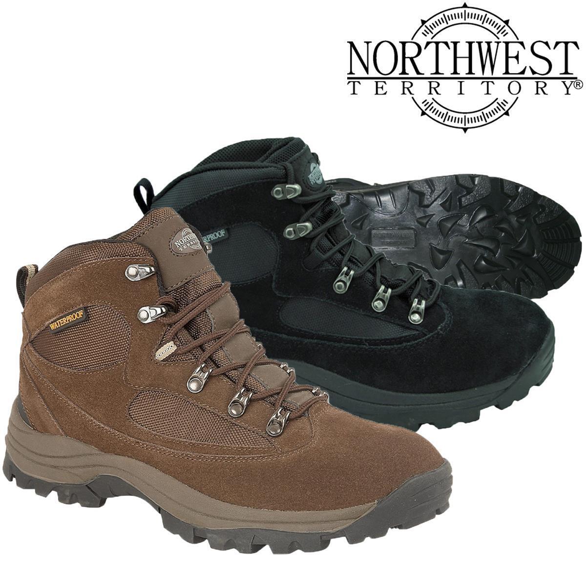 Mens Northwest Territory Kendall Waterproof Hiking Walking Boot | Leather & Mesh