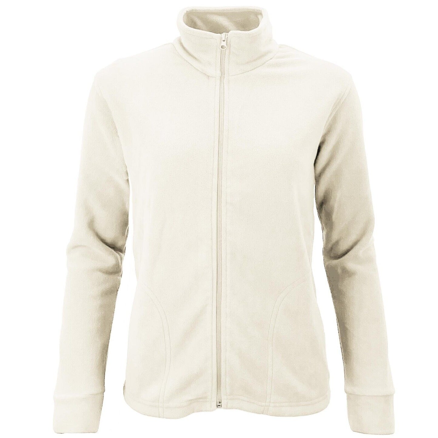 Ladies Zip Micro Fleece Jacket Lightweight Fleece Top