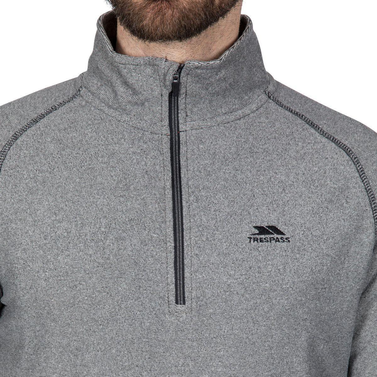 Mens Trespass KEYNOTE Anti-pill Microfleece 1/2 Zip Fleece Top Jumper Sweatshirt