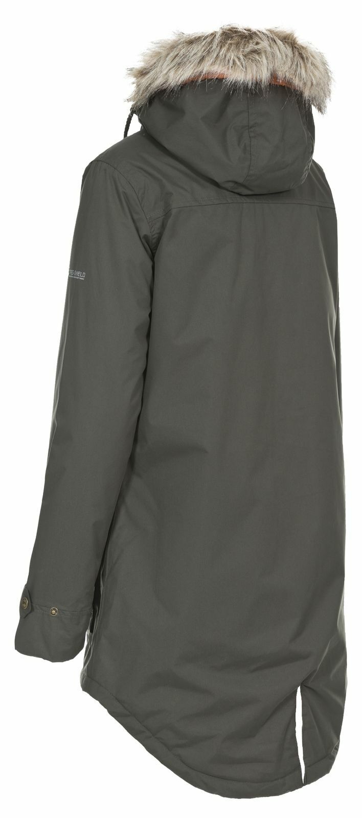 Trespass Clea Womens Waterproof Padded Jacket | Ladies Long Coat with Taped Seam