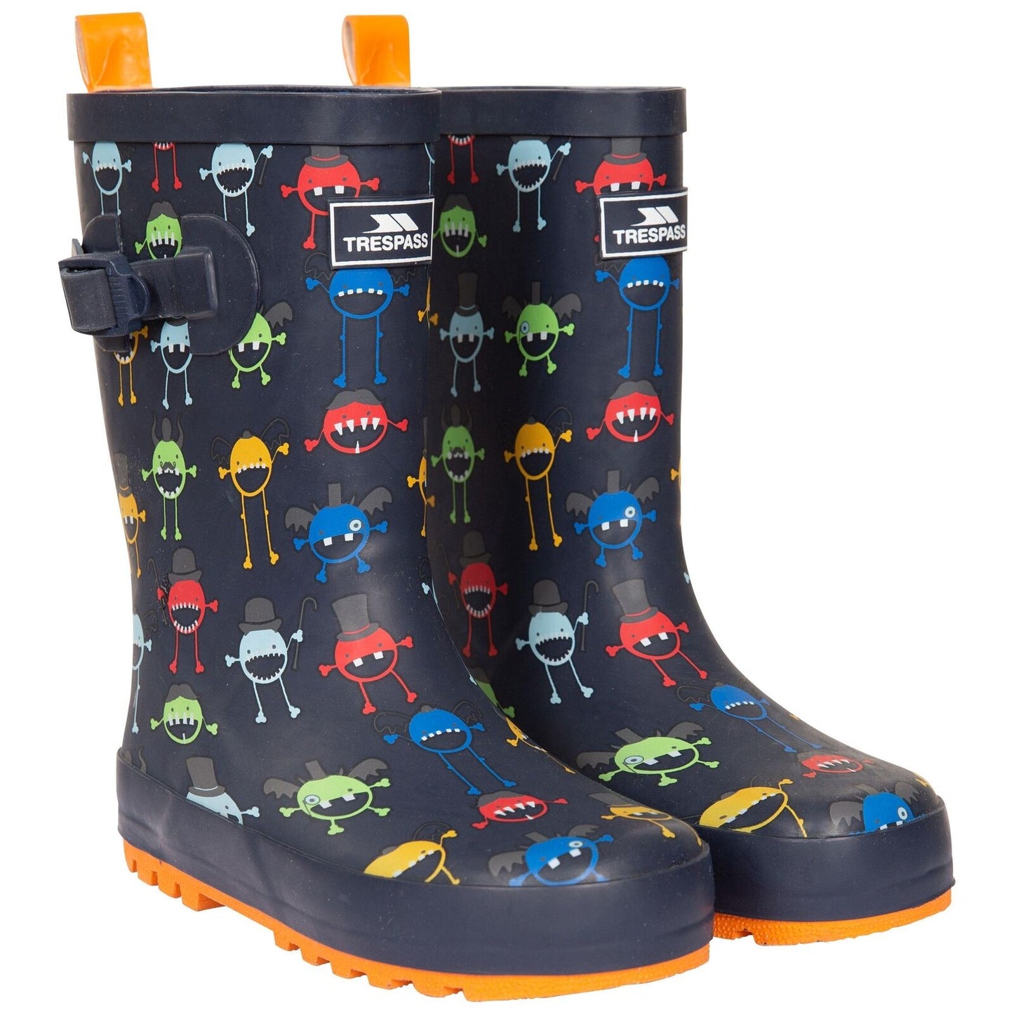 Unisex Kids Trespass Puddle Wellies - Childrens Waterproof Wellington Boots