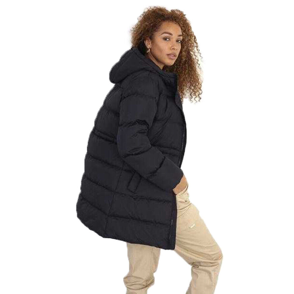 Ladies Brave Soul Dominica Padded Hooded Thigh Length Winter Warm Jacket