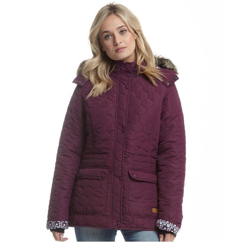 Trespass Jenna Ladies Padded Jacket Women's Quilted Winter Warm Coat