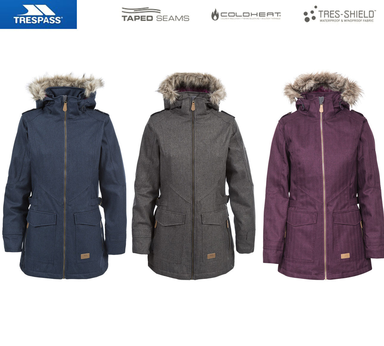 Trespass Everyday Ladies Padded Jacket