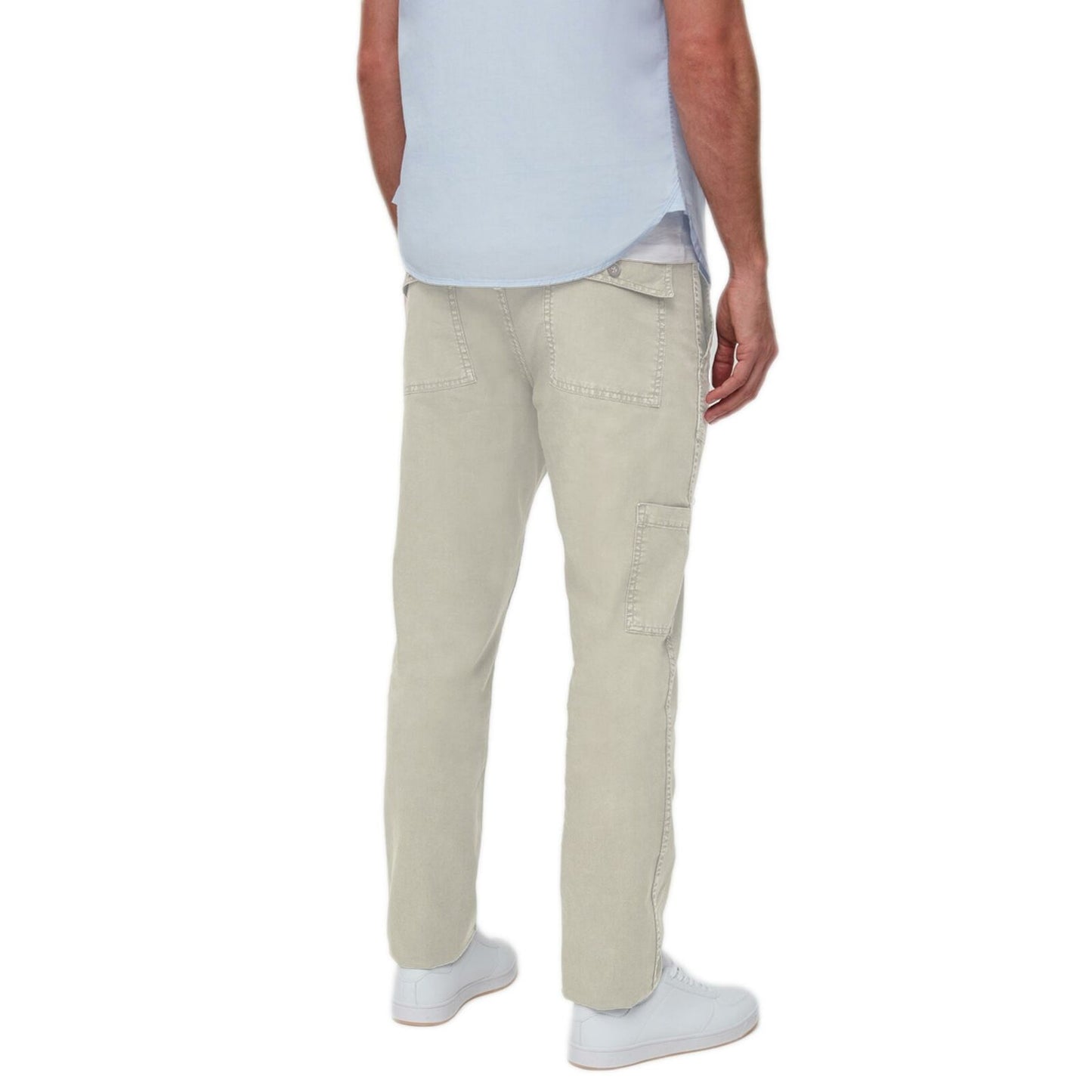 Mens Casual Linen Blend Trousers