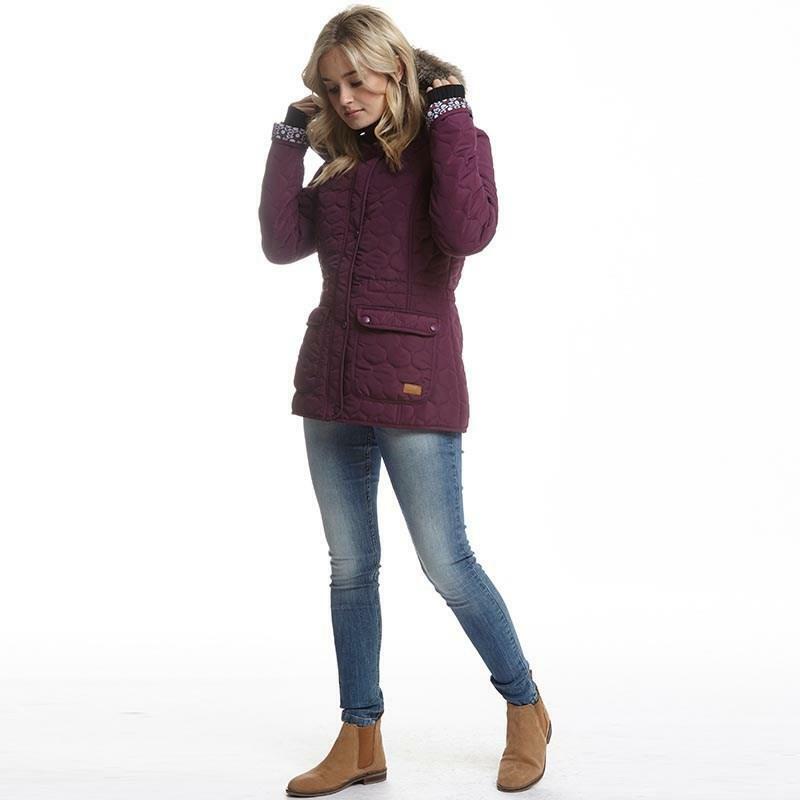 Trespass Jenna Ladies Padded Jacket Women's Quilted Winter Warm Coat