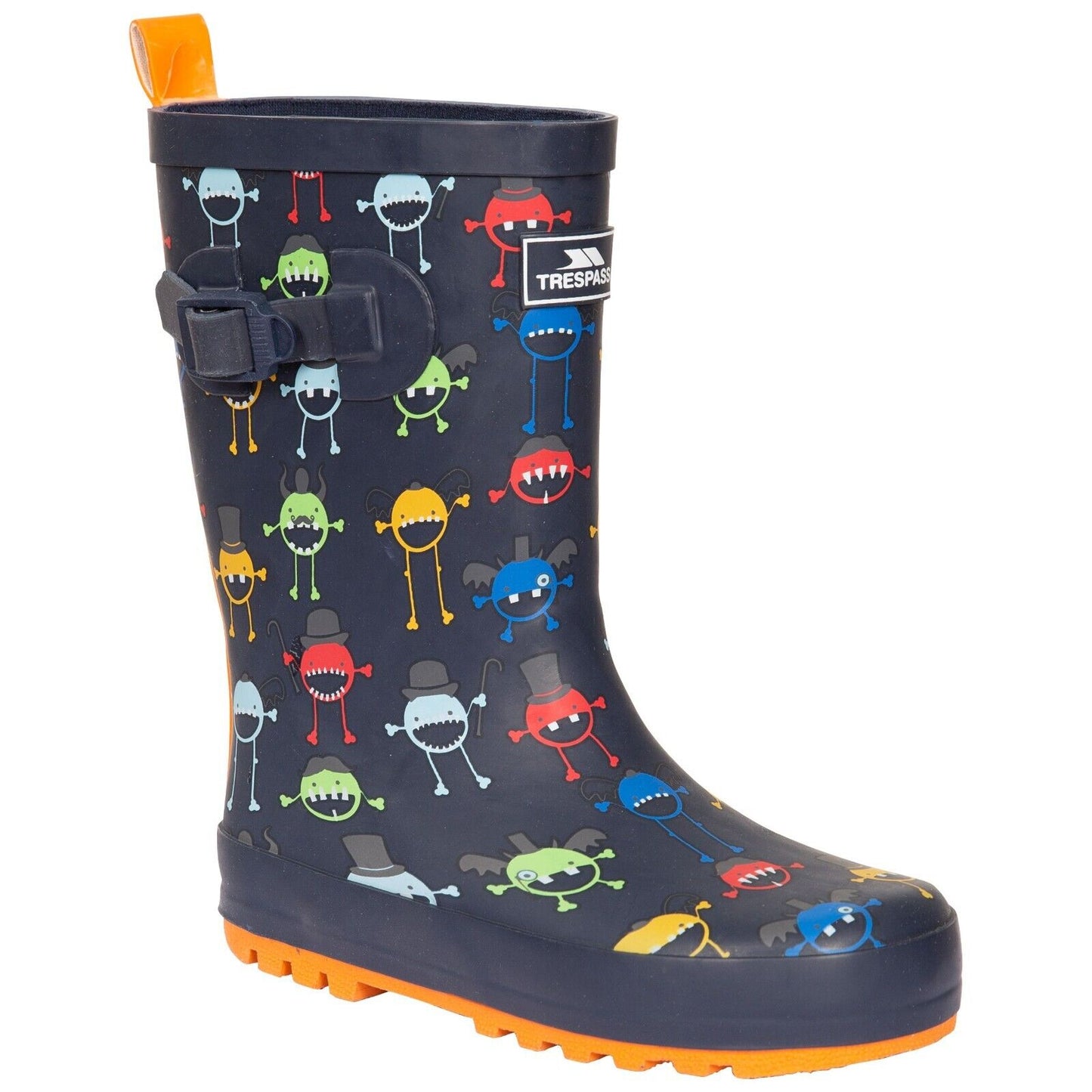 Unisex Kids Trespass Puddle Wellies - Childrens Waterproof Wellington Boots