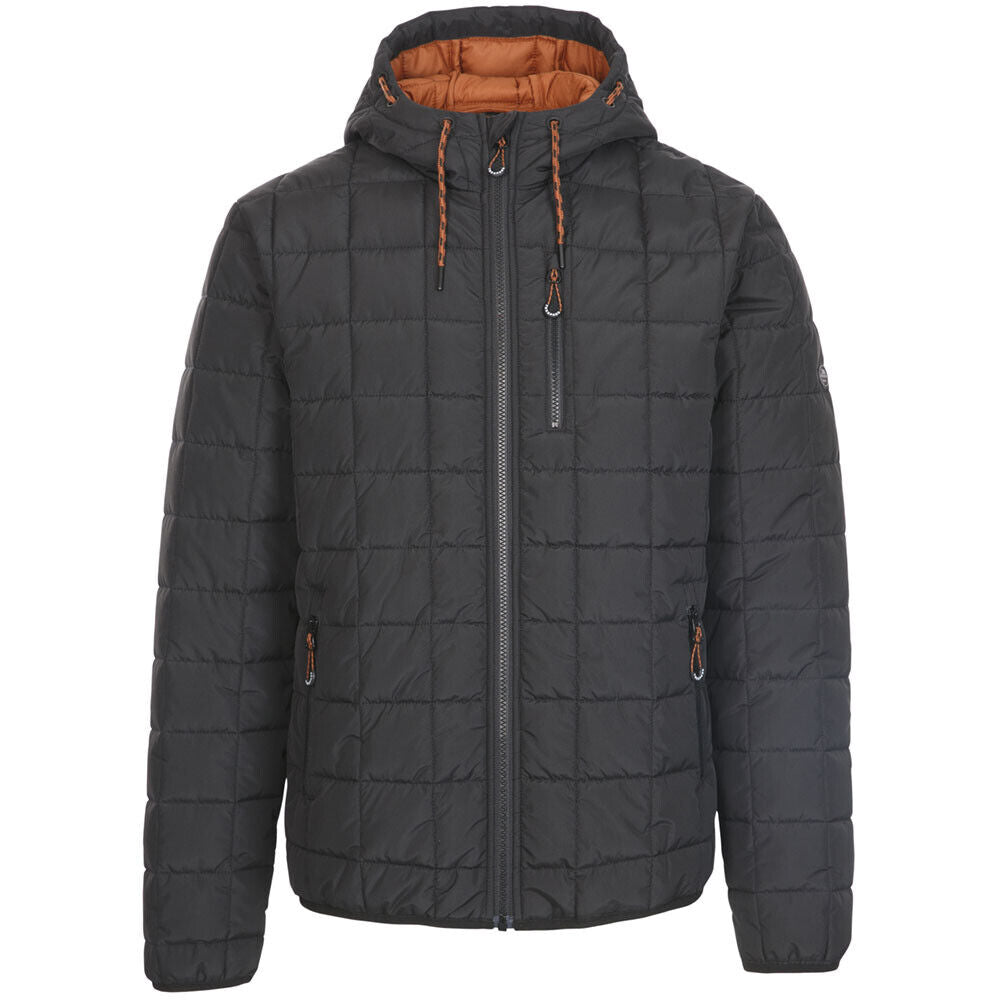 Mens Trespass WYTONHILL Casual Winter Coat Padded Jacket with Binded Cuffs & Hem