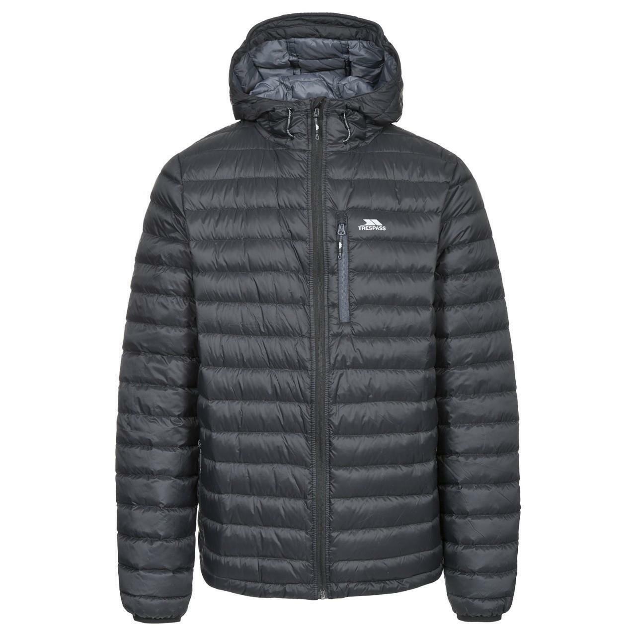 Mens Trespass Digby Packaway Down Jacket Lightweight Padded Coat