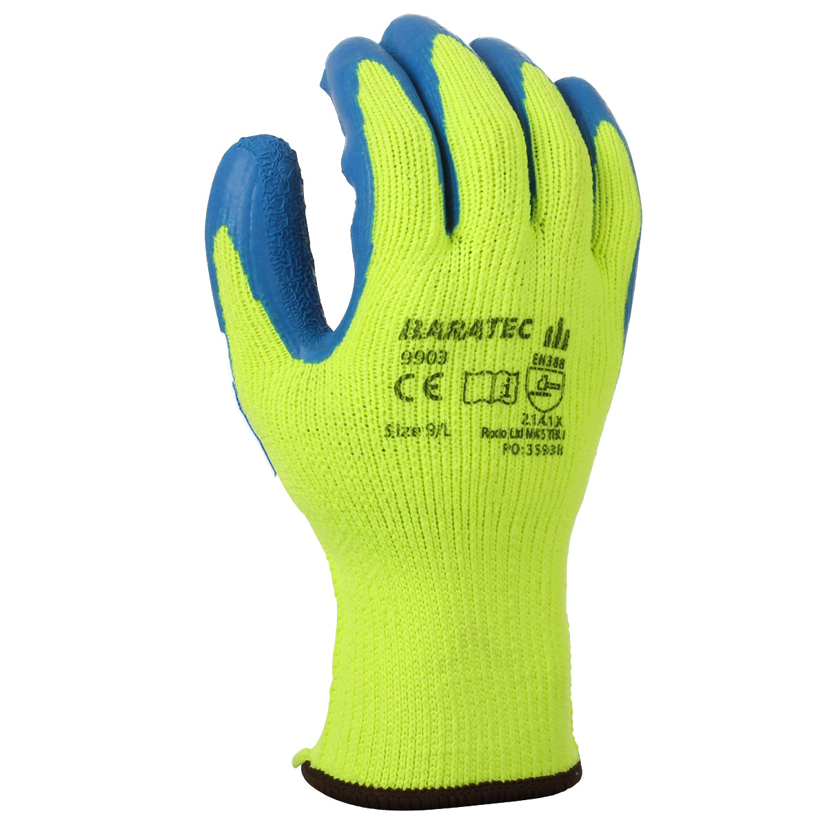 Baratec Workwear Thermal Heavy Duty Gripper Glove - 12 PACK