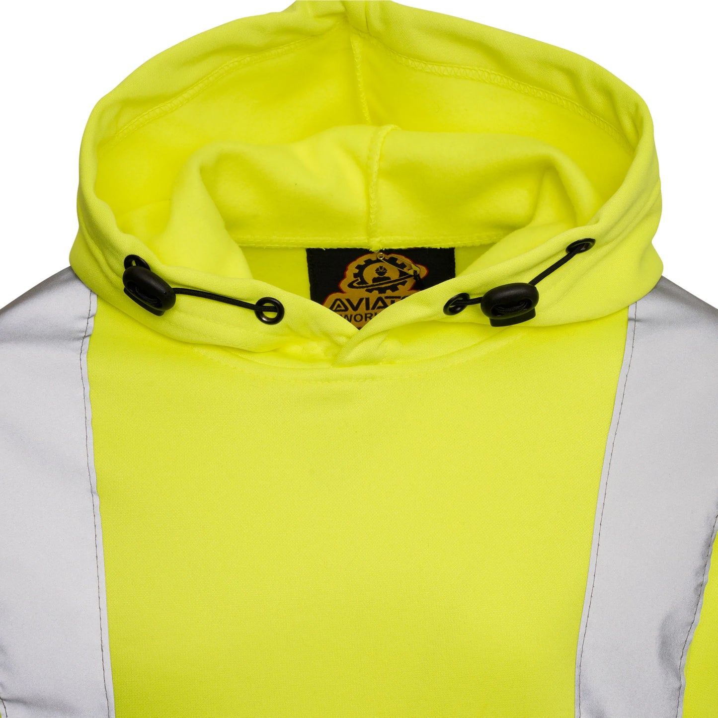 Kids Unisex Hi Vis Reflective Safety Hooded Sweatshirt