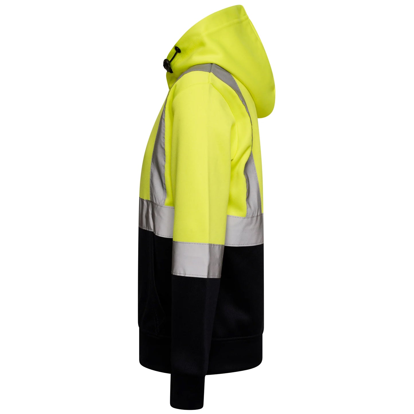Kids Unisex Hi Vis Reflective Safety Hooded Sweatshirt