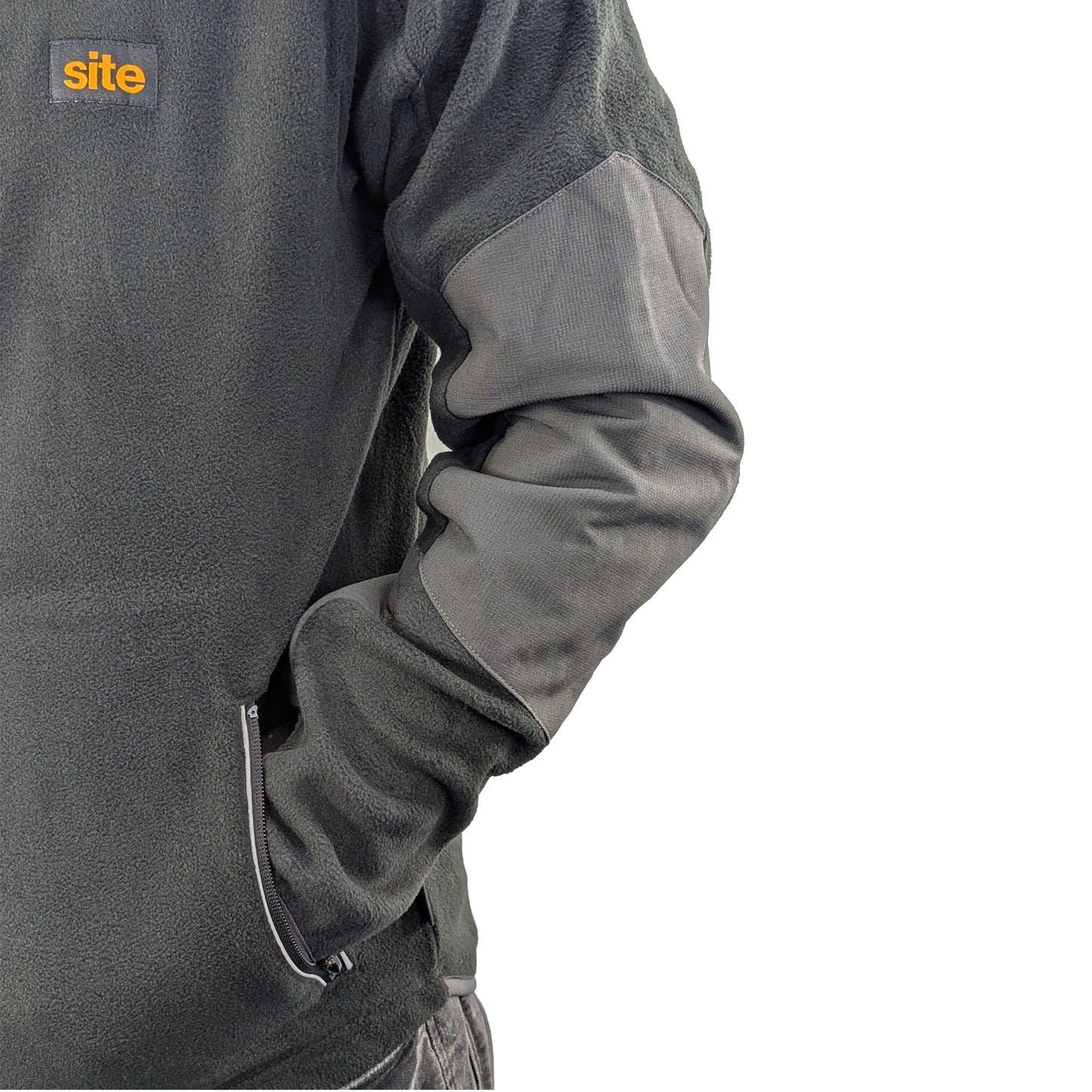 Mens Plain Polar Anti Pill Fleece Jacket