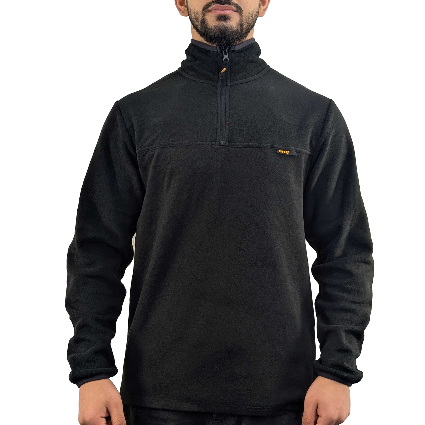 Mens Lightweight Workwear 1/4 Zip Anti Pill Fleece Pullover