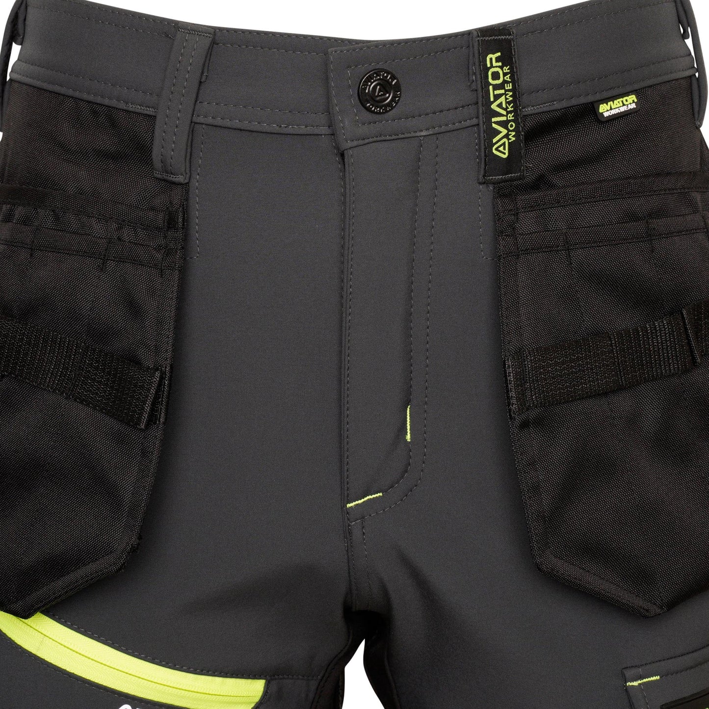 Mens Softshell Waterproof Cargo Workwear Trousers