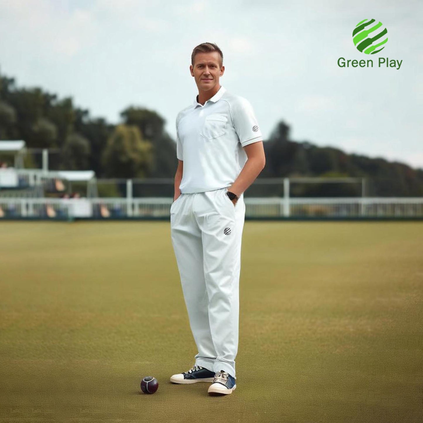 Men's Professional Sports Bowling Polo Shirt