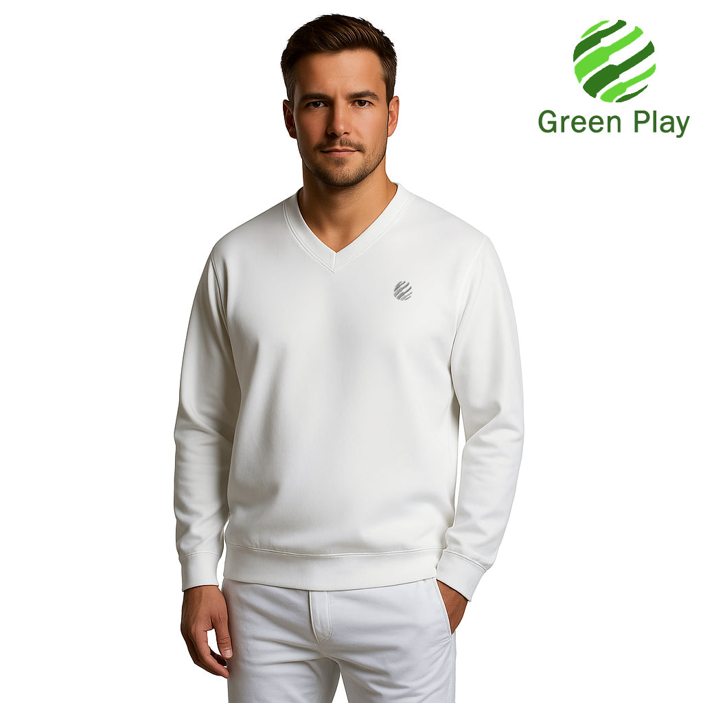 Men's Premium V-Neck Sports Sweatshirt Jumper