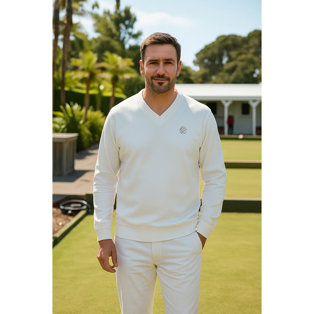 Men's Premium V-Neck Sports Sweatshirt Jumper