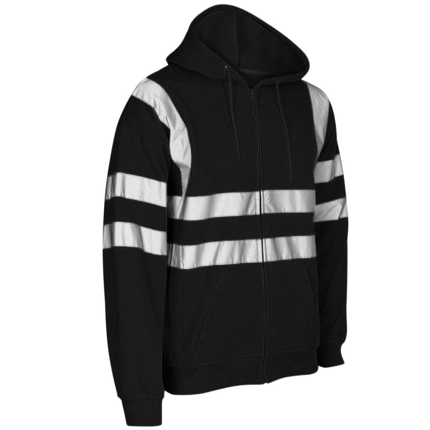 Adults Hi Visibility Safety Security Zip Hoodie