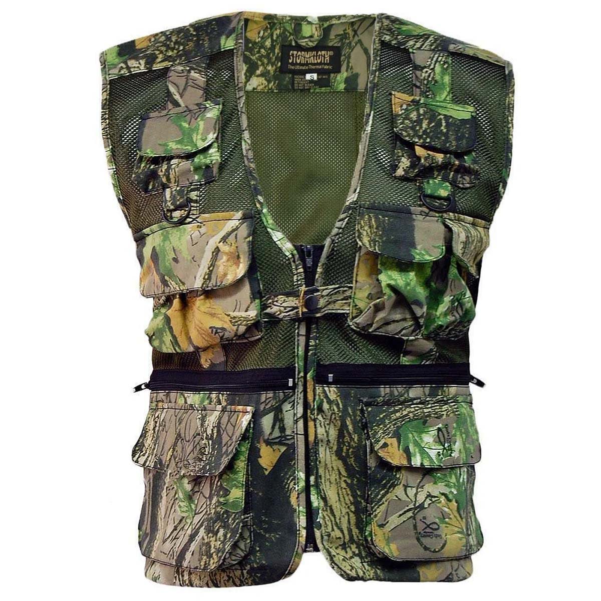 Mens Camouflage Multi Pocket Hunting Fishing Vest