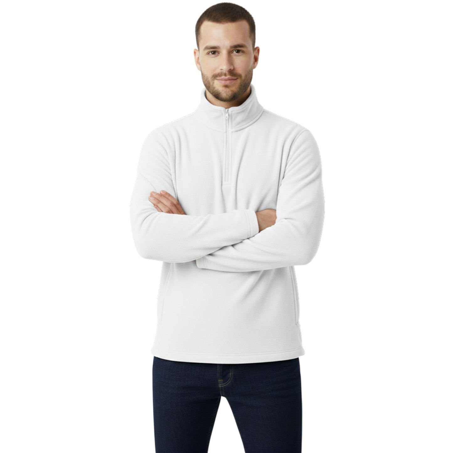 Mens 1/4 Zip Neck 300gsm Fleece Pullover