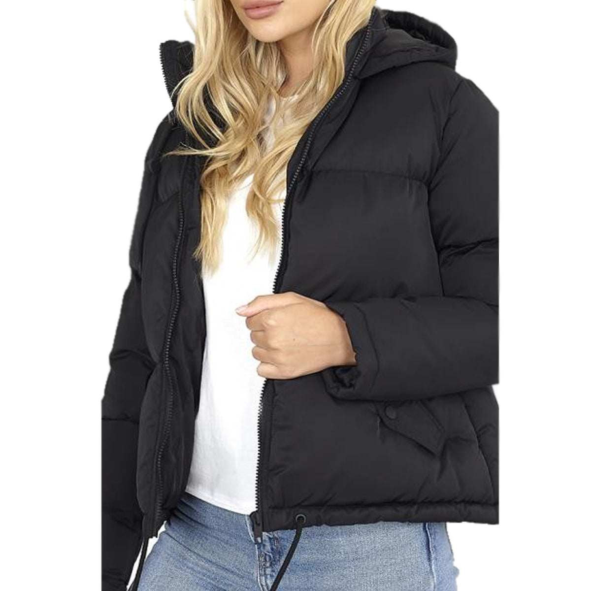 Womens CELLO Padded Funnel Neck Jacket