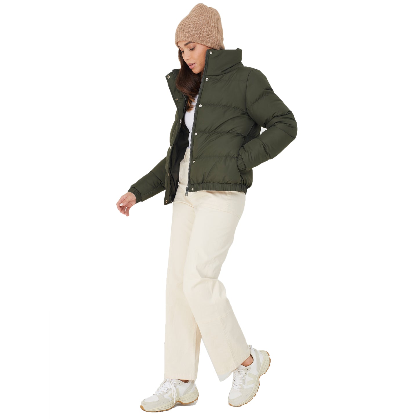 Womens SLAY Padded Short Length Puffer Jacket