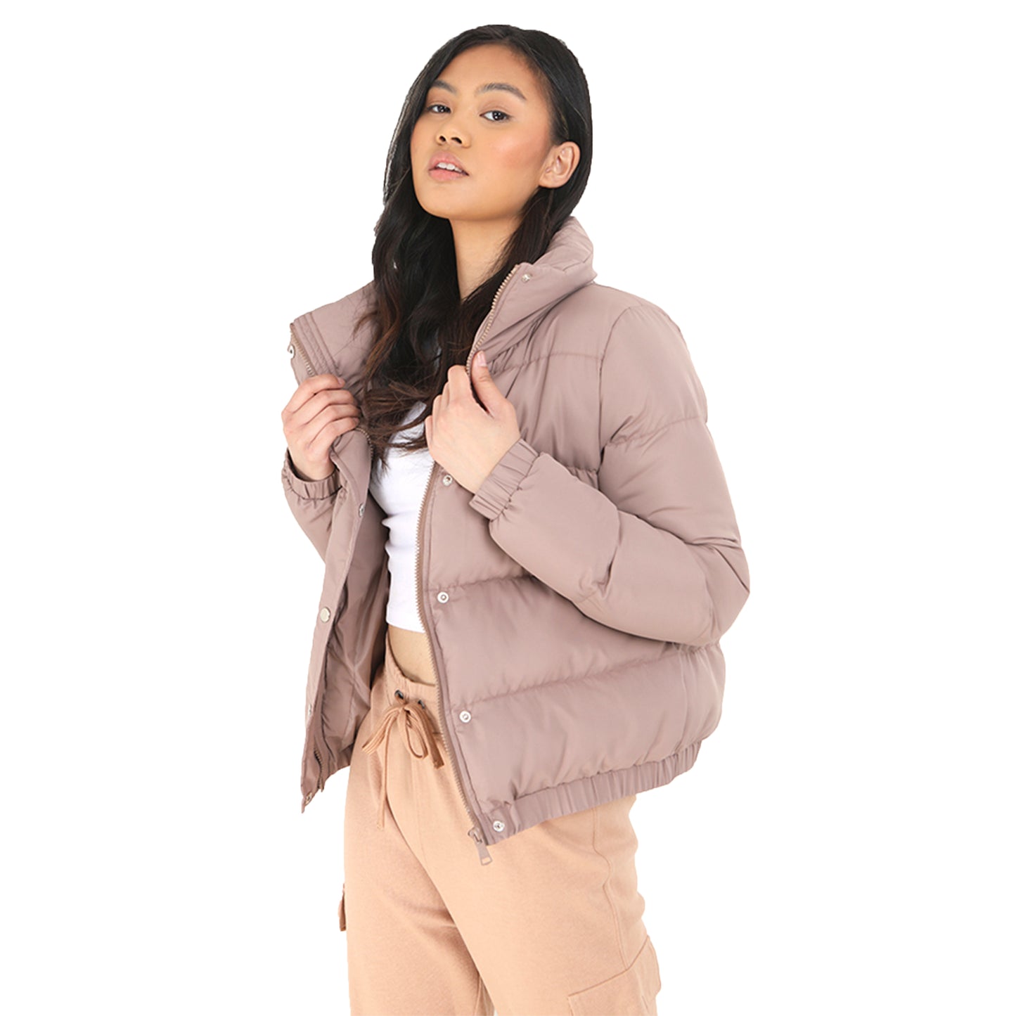 Womens SLAY Padded Short Length Puffer Jacket