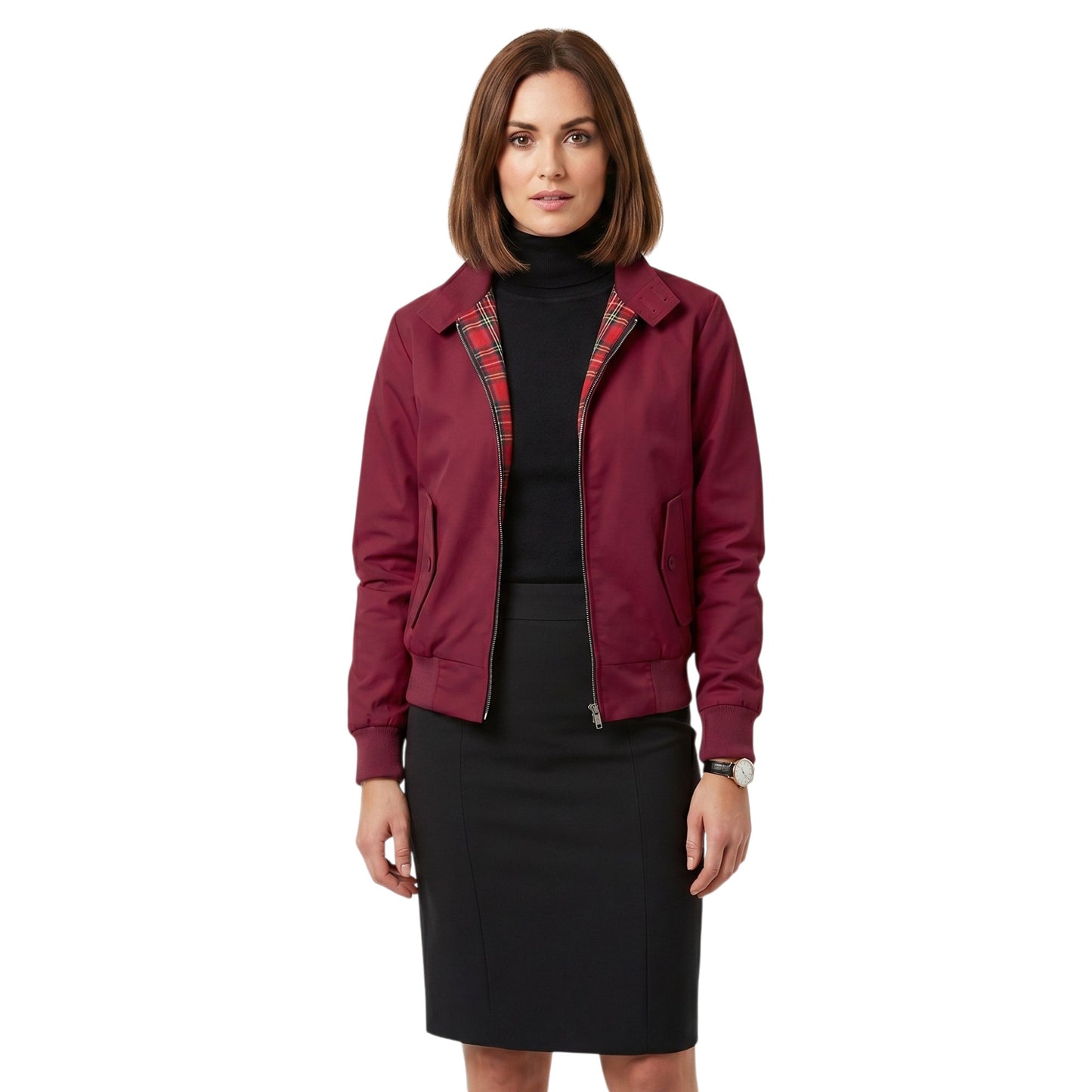 Womens Classic Harrington Bomber Jacket